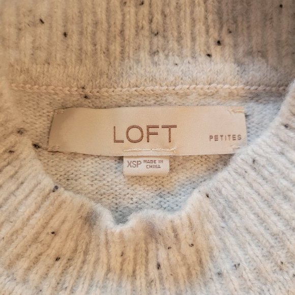 XSP Loft Mock Neck Flecked Pullover Sweater - Picture 4 of 8